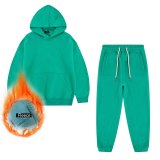 Teen Spring Boys Clothing Set  Winter New Casual Thicken Hoodie Tops Sport Pant 2Pcs Suit for Boys Clothes Kids Outfits 10 Y