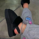 Women's Plush Fur Slippers Home House Slippers
