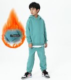 Teen Spring Boys Clothing Set  Winter New Casual Thicken Hoodie Tops Sport Pant 2Pcs Suit for Boys Clothes Kids Outfits 10 Y
