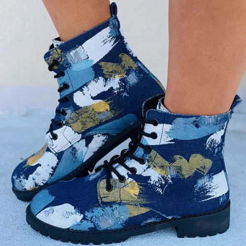 Autumn Ladies Ankle Shoes for Women Boots