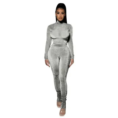 Women Quality slim suit autumn winter two sets Tracksuits D8813142