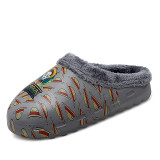 New Autumn Winter Men Slippers Bottom Soft Home Shoe Cotton Thick Lovers Slippers 50718
