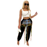 Fashion rope colorful pants BN723344