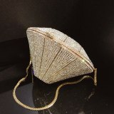 Diamond Shape Crystal Evening Bag Women Clutch Bag Bags BL13041