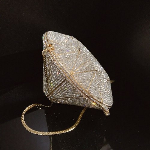 Diamond Shape Crystal Evening Bag Women Clutch Bag Bags BL13041