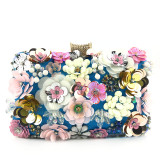 Boutique Women Flower Clutch Evening Bags Wedding Purses Bridal Handbags Party Dinner BagOC0386677