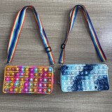 Push Bubble Kids Kawaii Coin Purse Relieve Fidget Toys handbag Bags