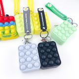 Purse Push Bubble Toys Anti-stress Fidget Purse Mini Coin Purse Handbags Keychains