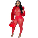 New Winter Fox Fur Coat Coats for Women F508293