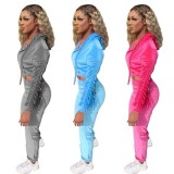 Tow pieces for Women's Leisure Tracksuits HY-SET-02334