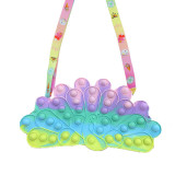 Push Bubble Kids Kawaii Coin Purse Relieve Fidget Toys Handbags Bags