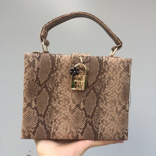 Women's Fashion Small Handbag Snakes Skin Shoulder bag 6991010PG