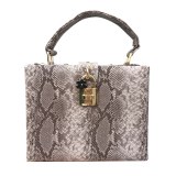 Women's Fashion Small Handbag Snakes Skin Shoulder bag 6991010PG