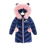 Girls Autumn Winter Warm Coats  Outerwear Children Clothes Parkas Park Snowsuit 059610