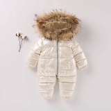 Children Winter Coat Newborn Winter Jacket Bodysuit Kids Toddler Parkas Outerwear Snowsuit
