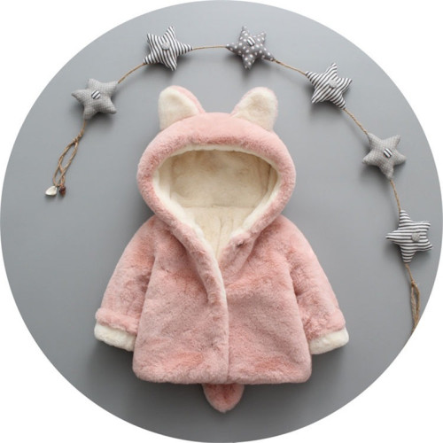 Autumn Winter Baby Warm Jacket For Girls Boys Coat Cute Rabbit