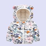Baby New Jackets Autumn Winter Boys Girl Cartoon Warm Thick Hooded Coat HY885667
