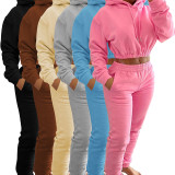 Spring and Winter velvet sports and leisure suit Two pce Tracksuit HR820112