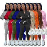 Women's Jackets Winter slim outdoor Jacket ladies fleece Tracksuit Tow piece TK620617