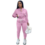 Women's Jackets Winter slim outdoor Jacket ladies fleece Tracksuit Tow piece TK620617