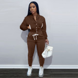Women's Jackets Winter slim outdoor Jacket ladies fleece Tracksuit Tow piece TK620617