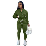 Women's Jackets Winter slim outdoor Jacket ladies fleece Tracksuit Tow piece TK620617