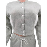 Women's Jackets Winter slim outdoor Jacket ladies fleece Tracksuit Tow piece TK620617