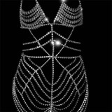 Sexy Shining Fashion Bra Jewelry For Women Luxury Clothes Chain Chest Accessories CX202110230415