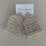 Hot Selling Geometric Diamond Earrings Female Personality Trend Earrings CX212109080213