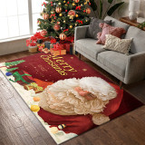 Christmas Bedroom Decoration carpet  Living room tea table Mat