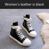 Fashion high-top shoes autumn and winter couple new thick-soled casual canvas shoes5919210