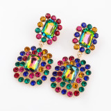 Multicolor Large Rhinestone Pendant women's Earrings Dinner Jewelry Fashion Accessories EH1388394
