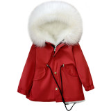 Children's Fashion Parker Boys and Girls Winter padded Coats