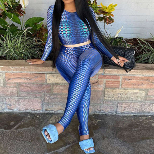 Women Two Piece Sets Women Skinny Long Sleeve outsuits S165595106A