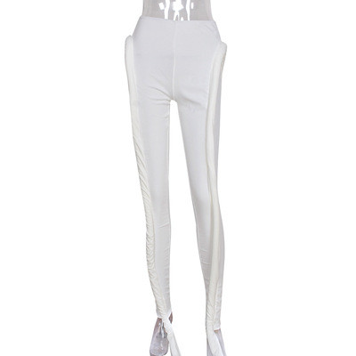 New trend individual character Women sports tight Pants Stacked Pants 625465PL