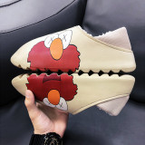 Large Size Lovers Winter Plus Cashmere Warm Cotton Shoes Casual Cotton Slippers for women and men 520011
