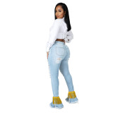 Women's high-waisted Pants Jeans FL1021526