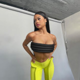 Summer new women's sexy wrap chest tops K21L0514455