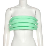 Summer new women's sexy wrap chest tops K21L0514455