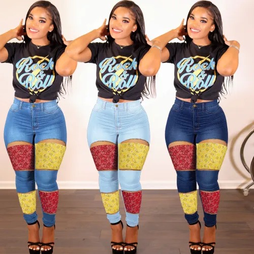 Women's high-waisted Pants Jeans PD1013849