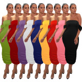 Fashion women's drape tight dress Party Dress 2126172