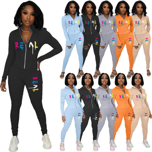 New women's casual sports suit Tracksuits Two-piece TK621324