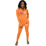 New women's casual sports suit Tracksuits Two-piece TK621324