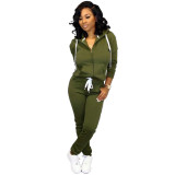 New women's casual sports suit tracksuits two piece 313748