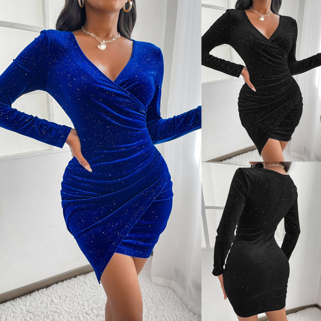 New sexy long sleeve dress for women Party dresses J12268-SN1829
