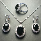 New necklace earrings ring 3 sets KMT00415