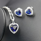 New bridal necklace earrings ring accessories set