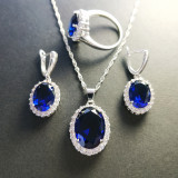 New necklace earrings ring 3 sets KMT00415