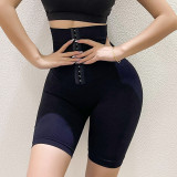 Hot yoga high-waisted slim shorts DK120617