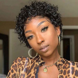 Wig female short curly hair wigs  RXD29310